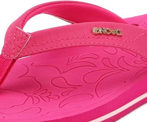 ONCAI Women's Comfortable Summer Flip Flops with Arch Support