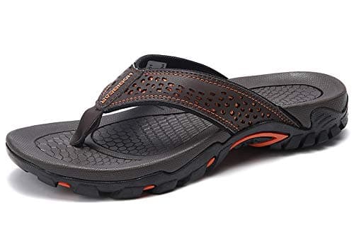 KIIU Mens Thong Sandals for Beach and Beyond