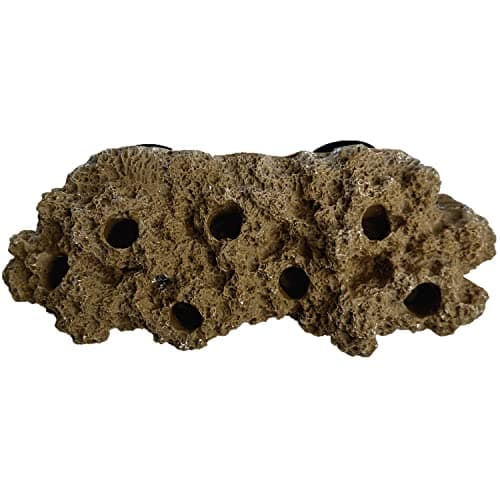 Brown Floating Rock Coral Frag Rack with Strong N52 Magnets for 1/2" Glass
