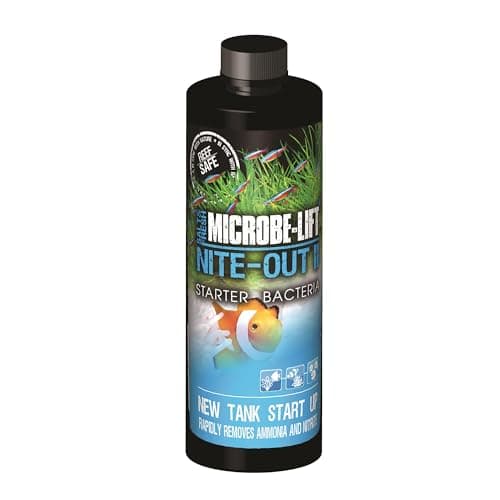 MICROBE-LIFT NITEH04 Nite-Out II Aquarium Cleaner for Rapid Ammonia Reduction, 4 Ounces