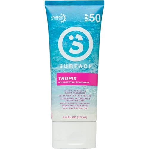Hawaii 104 Reef Act Compliant Surface TROPIX Sheer Touch Sunscreen - SPF 50 6oz