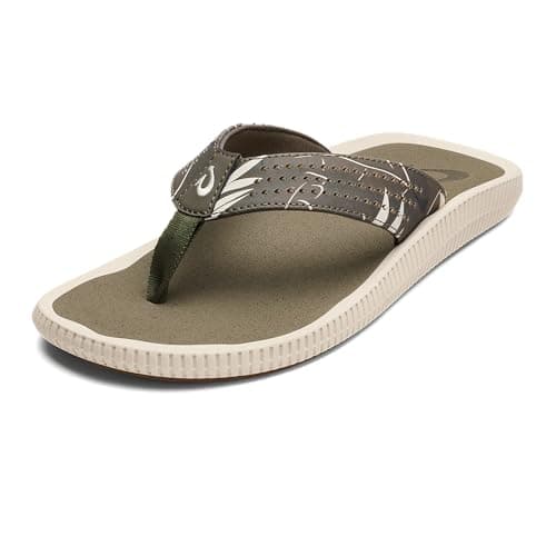 Men's Beach Sandals by OLUKAI, Quick-Dry Flip-Flop Slides, Water Resistant