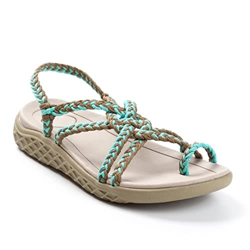 Plaka Explore Women's Comfortable Walking and Hiking Sandals | Arch Support, Waterproof & Travel Perfect