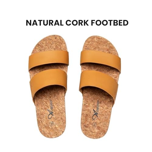 Athlefit Women's Summer Flatform Sandals with Arch Support