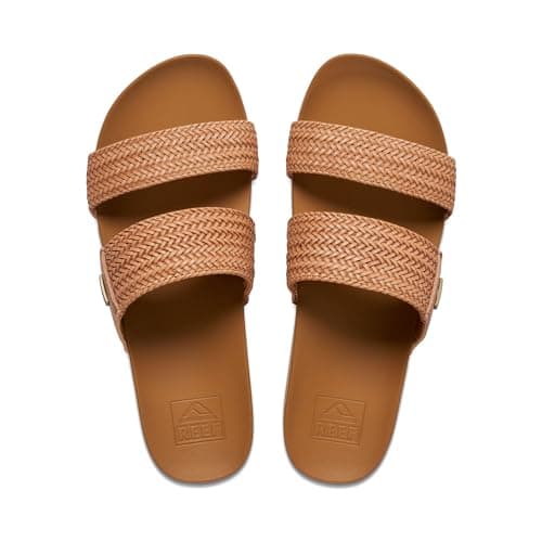REEF Women's Vista Braid II Slide Sandal, Ultra Soft Cushion Footbed