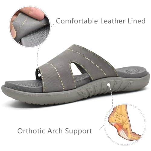 KuaiLu Women's Orthotic Yoga Mat Slides with Arch Support and Cushion