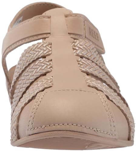 REEF Kids' Water Friendly Beachy Fisherman Sandal, Adjustable Velcro Strap