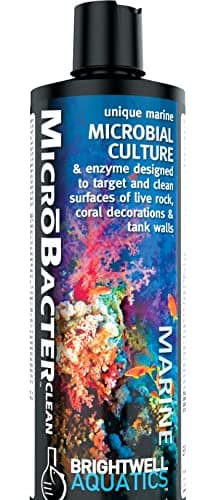 Brightwell Aquatics MicroBacter Clean - Microbial Culture & Enzyme Blend for Fish Tank Cleaning
