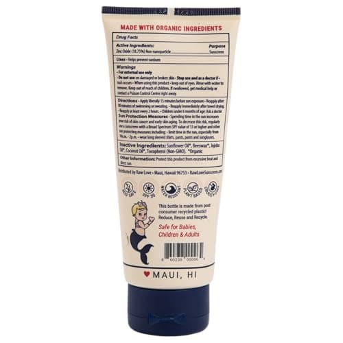 Raw Love SPF 30 Reef Safe Travel Size Sunscreen Lotion