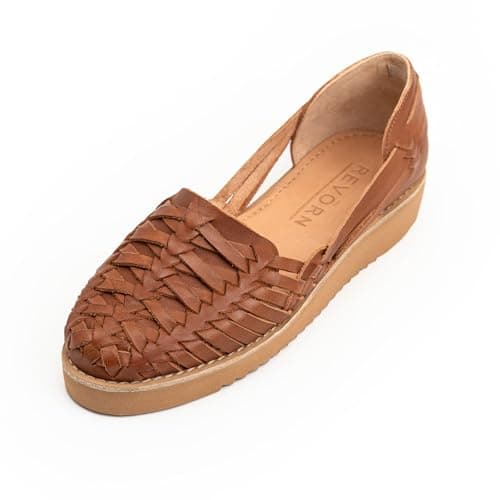 REVORN ALLURE Designer Huarache Women's Sandal | 100% Leather | Ultra Comfortable | Flexible Sole | Sophisticated Design