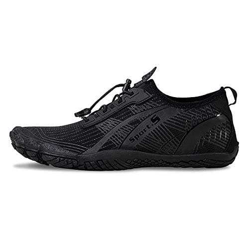 WateLves Men's Barefoot Aqua Sock Shoes for Kayaking, Boating, Hiking, Surfing, Walking