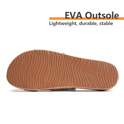Ustogi Women's Arch Support Sandals - Cushioned & Adjustable Comfort