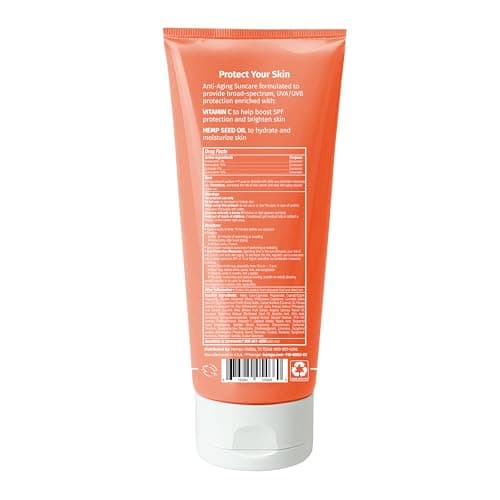 Hempz Daily Body Sunscreen SPF 50, Sweet Pineapple, Reef Safe, Vegan, 6 oz