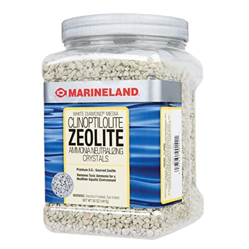 MarineLand White Diamond 50 Ounces Aquarium Filter Media Removes Toxic Ammonia