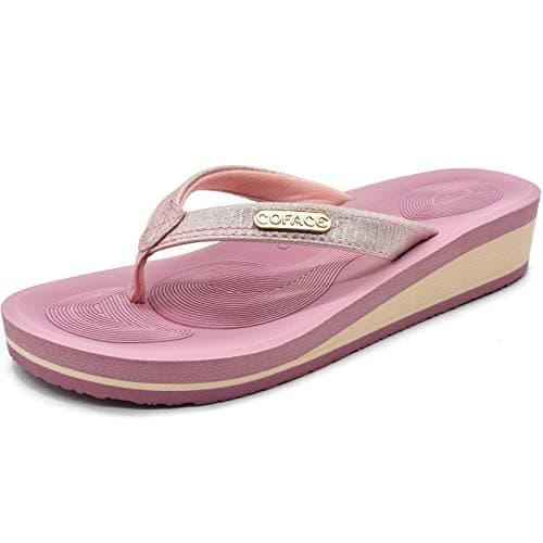 Comfortable COFACE Arch Support Thong Sandals for Women Beach and Indoor-Outdoor