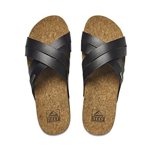 REEF Women's Hi-Cushion Bloom Platform Sandal, Vegan Leather X Strap