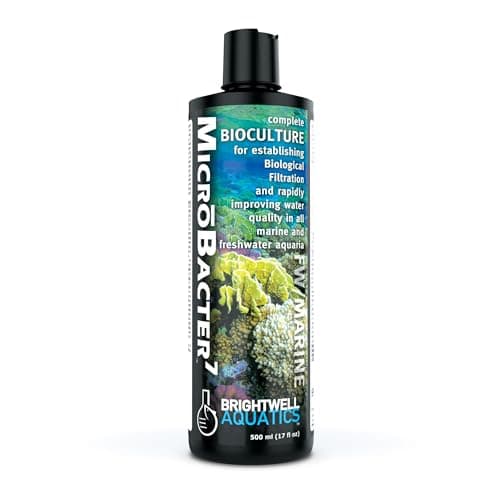 Brightwell Aquatics MicroBacter7 Bioculture for Fish Tank & Aquarium - Biological Filter Media Populator