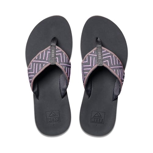 REEF Women's Soft-Woven Strap Beach Flip Flop with Cushion Footbed