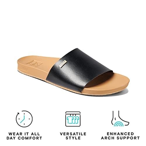 REEF Women's Cushion Scout Slide Sandal - Comfortable Beach Trail Sandal