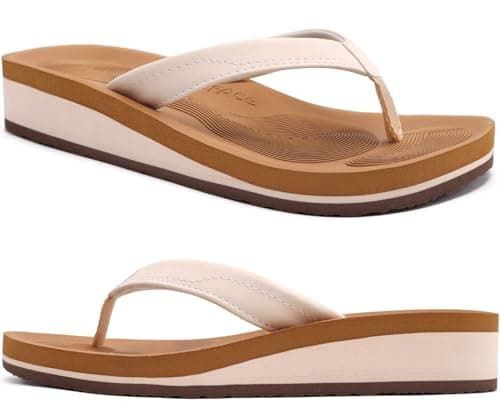 Comfortable COFACE Arch Support Thong Sandals for Women Beach and Indoor-Outdoor