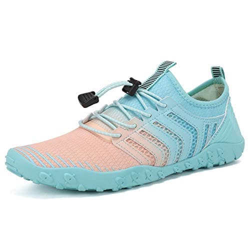 WateLves Mens & Womens Barefoot Beach Swim Shoes Quick-Dry Aqua Socks