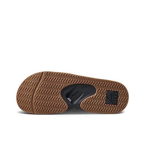 REEF Men's Fanning Slide Sandal, Arch Support, Durable Outsole, Water Friendly