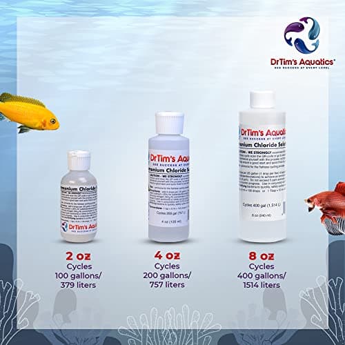 DrTim’s Ammonium Chloride Solution 4 oz. - Treats 200 Gallons for Fishless Cycling