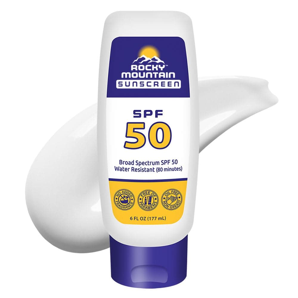 Hawaii 104 Reef Act Compliant Rocky Mountain SPF 50 Sunscreen | Broad Spectrum UVA/UVB Protection | Water Resistant 80 M