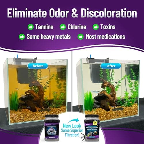 Premium Activated Carbon for Fish Tank Filters (3 lbs Fine Mesh Bag)
