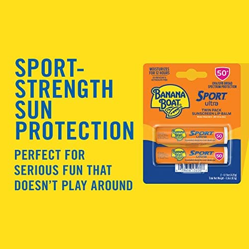 Banana Boat Sport Ultra SPF 50 Lip Sunscreen 2 Pack