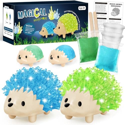 Sdaymol Crystal Growing Kit for Kids - Hedgehog Shapes in 24 HoursSTEM Science Experiments