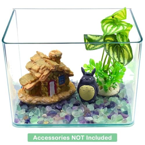 WAYBER Natural Quartz Pebbles, 2 Lbs Aquarium Gravel & Vase Decor
