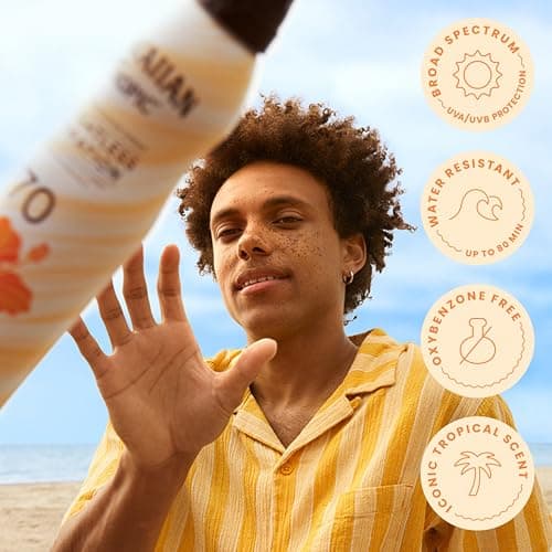 Hawaiian Tropic Weightless Hydration Clear SPF 30 Sunscreen Twin Pack, 6oz