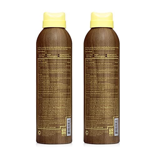 Sun Bum Original SPF 30 Vegan Reef Friendly Sunscreen Spray 2 Pack