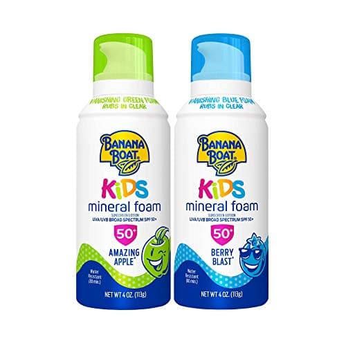 Banana Boat Sport Kids Sunscreen Spray SPF 50 Twin Pack