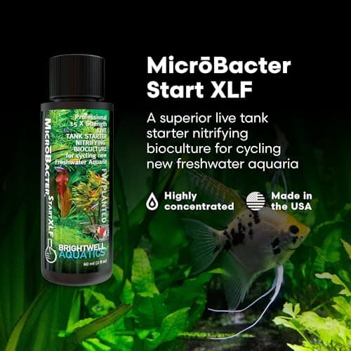Brightwell Aquatics MicroBacter Start XLF - Nitrifying Bacteria for Fish Tanks - 4.22 fl oz