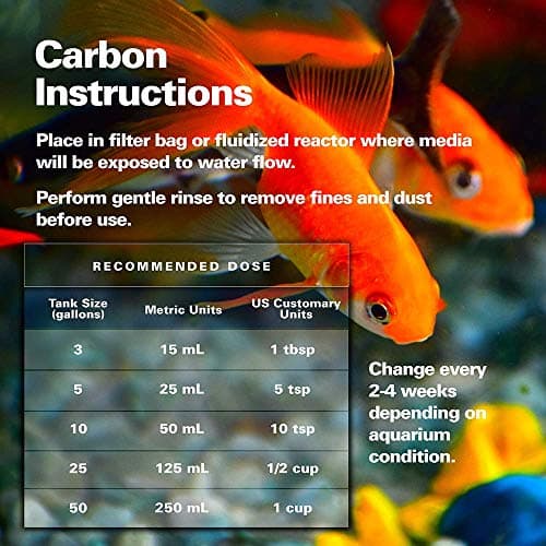 Kolar Labs Crystal Cal Activated Carbon, 1 Gallon Aquarium Filter Aid