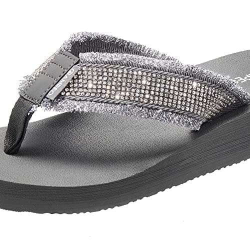 Ampeo Women's Arch Support Flip Flops Summer Beach Sandals