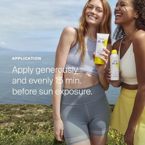 Supergoop! PLAY SPF 50 Antioxidant Body Mist, 2 Pack - Vitamin C & Broad Spectrum Sunscreen