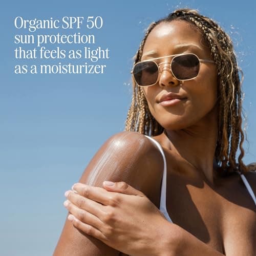 COOLA Organic SPF 50 Sunblock Body Lotion, Dermatologist Tested