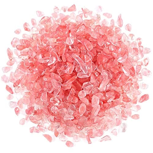 WAYBER Natural Quartz Pebbles, 2 Lbs Aquarium Gravel & Vase Decor