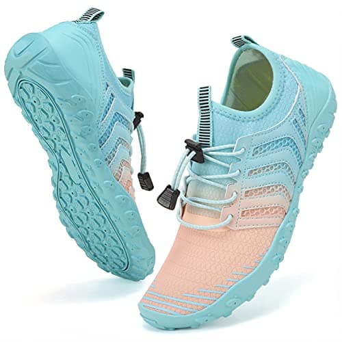 WateLves Mens & Womens Barefoot Beach Swim Shoes Quick-Dry Aqua Socks