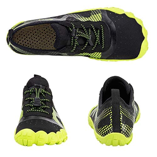 WateLves Men's Barefoot Aqua Sock Shoes for Kayaking, Boating, Hiking, Surfing, Walking