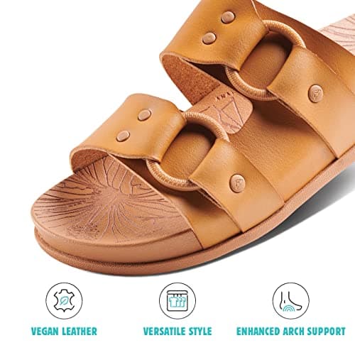REEF Women's Cushion Vera Cruz Slide Sandal - Comfortable Beach Footwear