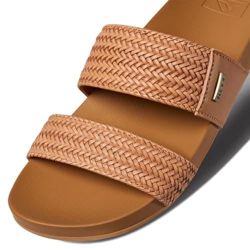 REEF Women's Vista Braid II Slide Sandal, Ultra Soft Cushion Footbed