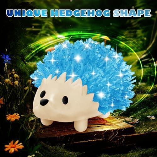 Sdaymol Crystal Growing Kit for Kids - Hedgehog Shapes in 24 HoursSTEM Science Experiments