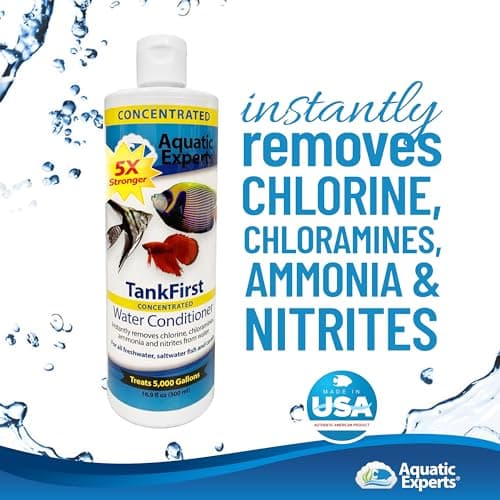 TankFirst Complete Water Conditioner - Removes Chlorine, Chloramines, & detoxifies Ammonia (500 ml)