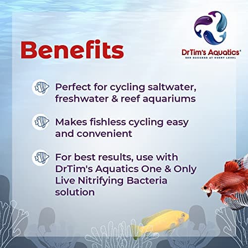 DrTim’s Ammonium Chloride Solution 4 oz. - Treats 200 Gallons for Fishless Cycling