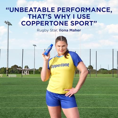 Coppertone Sport Sunscreen Spray SPF 50, Water Resistant, 5.5 Oz, Pack of 2