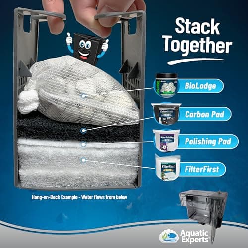 Crystal Clear Aquarium Carbon Pad - Fit to 10.5" x 36" Filters (Carbon Infused)